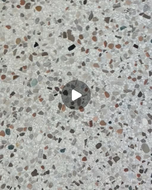 De zachte eiglans van terrazzo